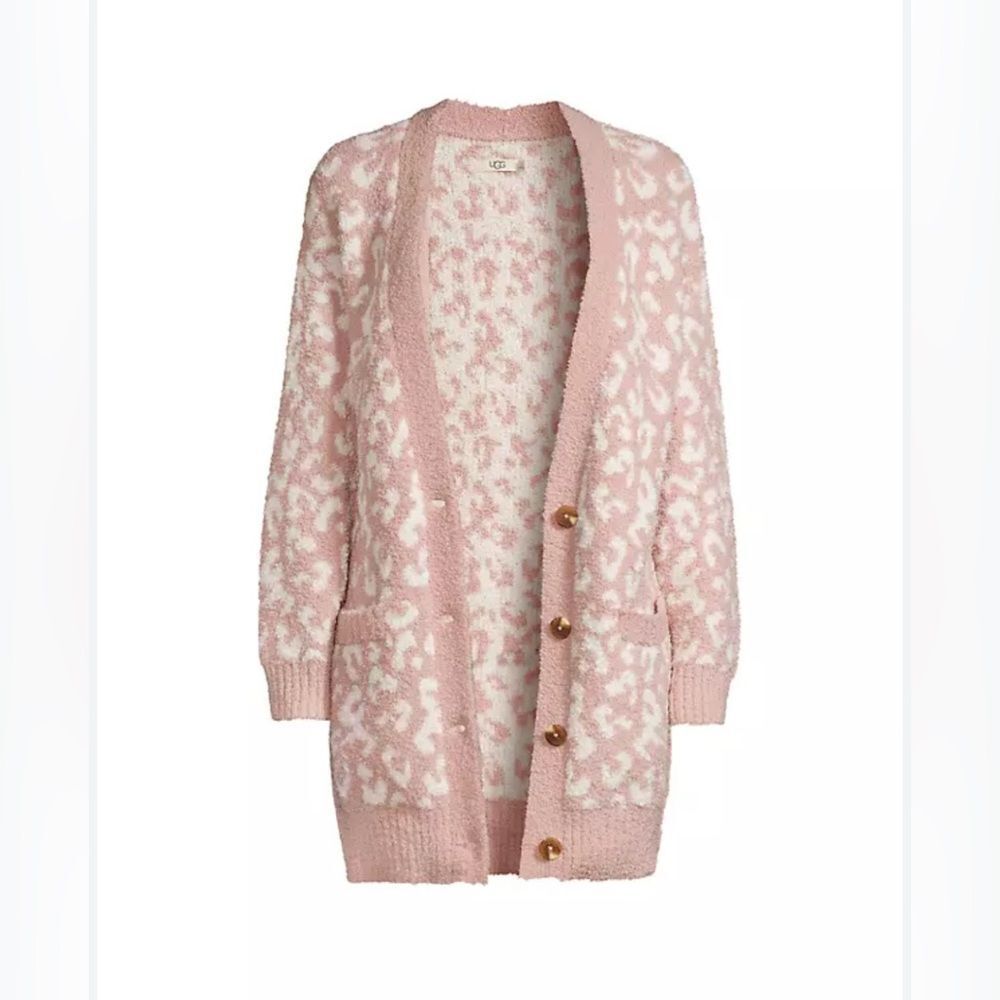 UGG | Joselyn Leopard-Print Cardigan in Cliff Leopard | M